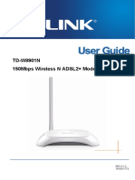 Manual Compleo en Ingles Router Tplink Td-w8901n(Un)v3