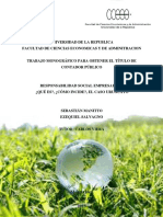 Responsabilidad Social Empresarial: ¿Qué Es?, ¿Cómo Incide?, El Caso Uruguayo