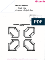 Phillipson, H. T.R.O. Test de Relaciones Objetales. Manual de Aplicación