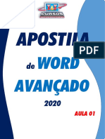 Apostila de Word Avançado - (Aula 01) PDF