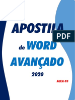 APOSTILA DE WORD AVANÇADO - (AULA 03) PDF
