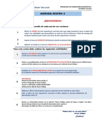 Agenda Sesión 2