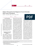 DUPLEX ULTRASOUND IN THE DIAGNOSIS OF LOWER-EXTREMITY DVT