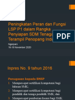 Pengembangan Lembaga Sertifikasi (LSP) P1 SMK