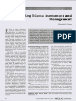 Leg Edema Assessment and Management