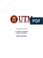 UTM Faculty Science Academic Handbook 2018 - 2019