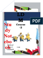 Stu Dy Not Ebo Ok: Course - 2