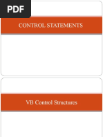 Lesson 4 - Program Control Structure