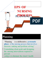 Steps of Nursing Process: Planning