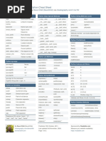 Python Cheat Sheet by DaveChild