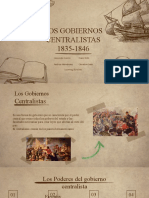 Los Gobiernos Centralistas (Historia)