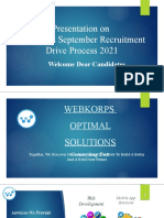 Webkorps September Recruitment Drive Process 2021