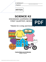 Kinder 2 Science Module 3