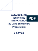 Data Science Interview Preparation Questions (#Day06)