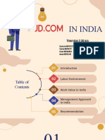 MGMT4001 JD India