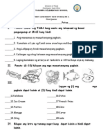 Grade-1 Assesment in Health Set-A