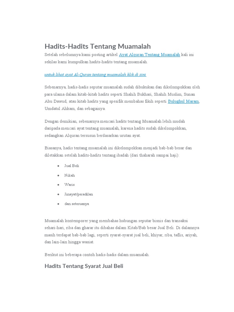 hadits-tentang-muamalah-homecare24