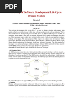 A Study of Software Development Life Cycle Process Models