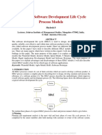 A Study of Software Development Life Cycle Process Models