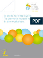 A Guide For Employers. To Promote Mental Health in The Workplace