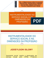 A Instrumentalidade e A Dimensão Da Profissão