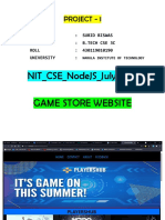 Subid Biswas Project 1 Nodejs Cse3c July2021