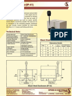 Master Controller IP-41 Sheet Steel Enclosure