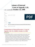 Commissioner of Internal Revenue v. Court of Appeals G.R. No. 124043 October 14 1998