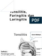 Tonsil, Faring, Laringitis