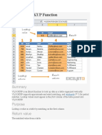 Excel VLOOKUP Function