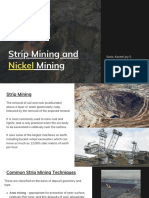 Nickel Mining: Strip Mining and Processing Techniques