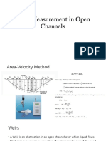 Flow Measurement in Open Channels