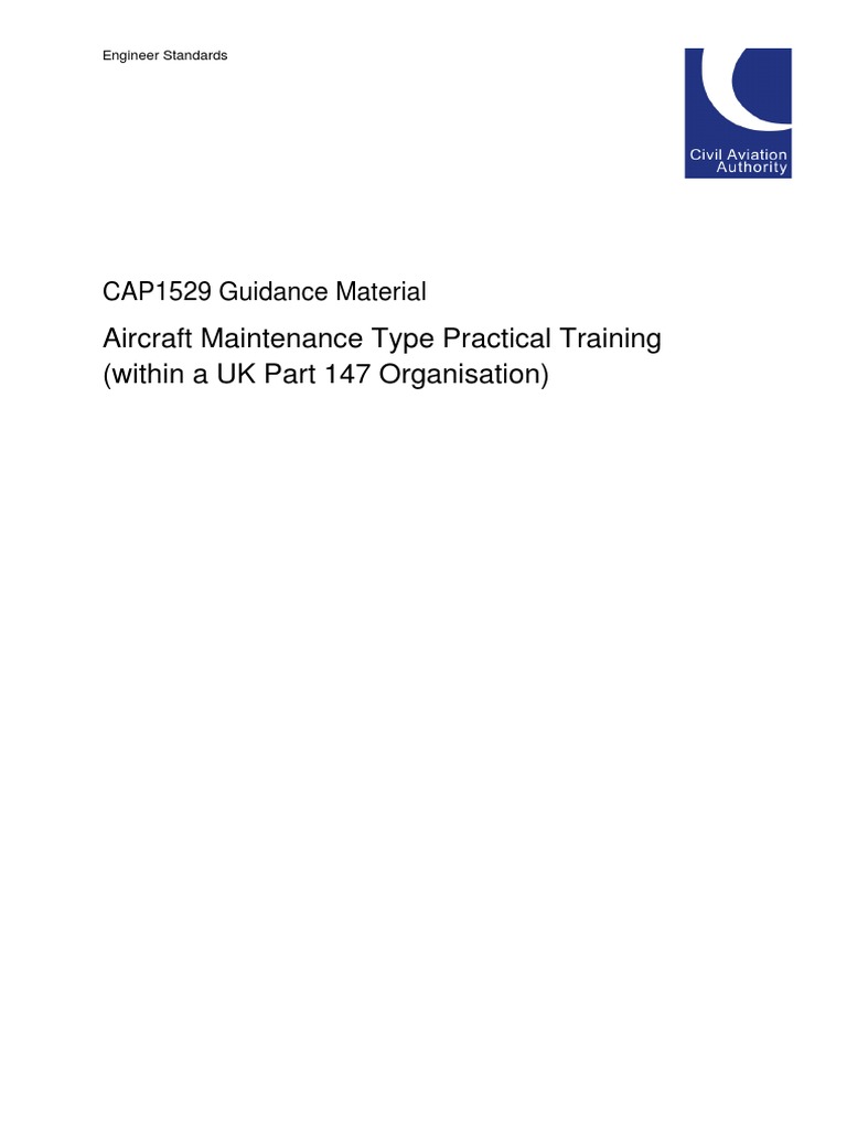 UK Aircraft Maintenance Training Guide | PDF | Simulation | Educational ...