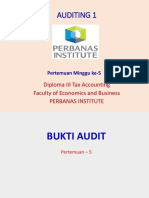 Audit Evidence - Auditing 1