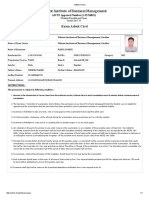 Vikrant Institute of Business Management: Exam Admit Card