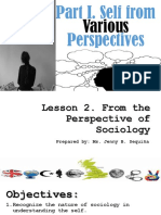 Lesson 2. From The Perspective of Sociology