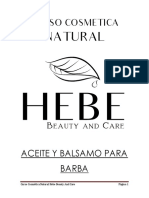 Curso Cosmetica Natural Aceite y Balsamo para Barba