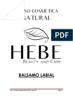 Curso Cosmetica Natural Balsamo Labial
