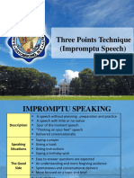 Three Points Technique Impromptu Speech (1)