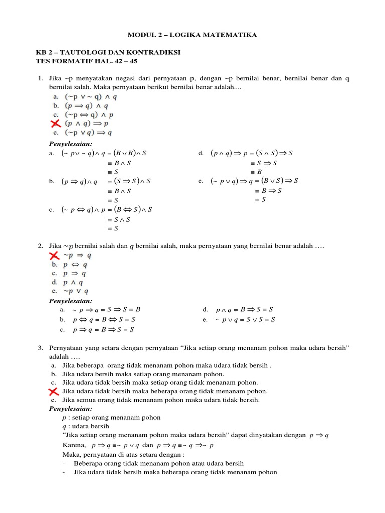 Formatif KB 2 Modul 6 | PDF