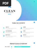 Clean Presentation Template by Powerpontify