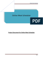 Online Meet Scheduler