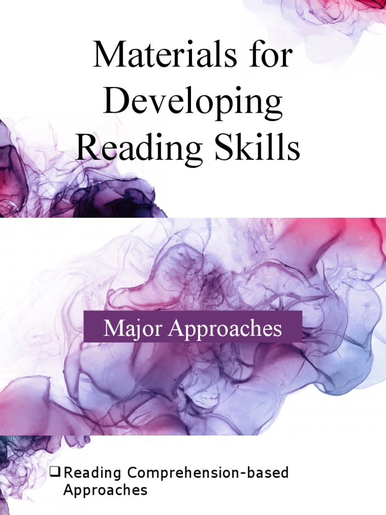 Materials For Developing Reading Skills | PDF | Reading 