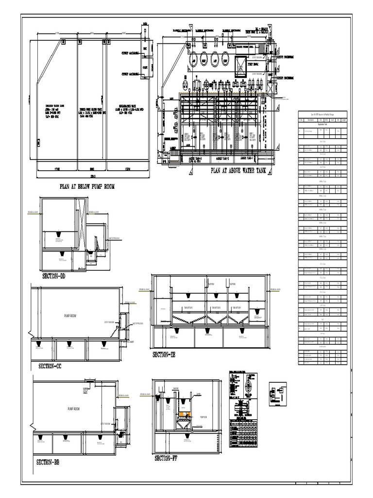 STP Room and Floor Plan Details | PDF | Mechanical Engineering