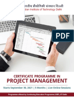 Project Management: Certificate Programme in