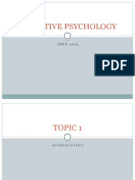 Cognitive Psychology: A B P K 1 2 0 3