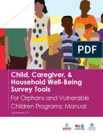 Child, Caregiver, & Household Well-Being Survey Tools