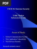 CSCE 813 Internet Security