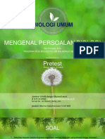 Acara 1 Mengenal Persoalan Biologi