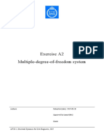 Exercise A2 Multiple-Degree-Of-Freedom System: Authors: Submitted (Date) : 2019-08-30 Approved by (Name/date)